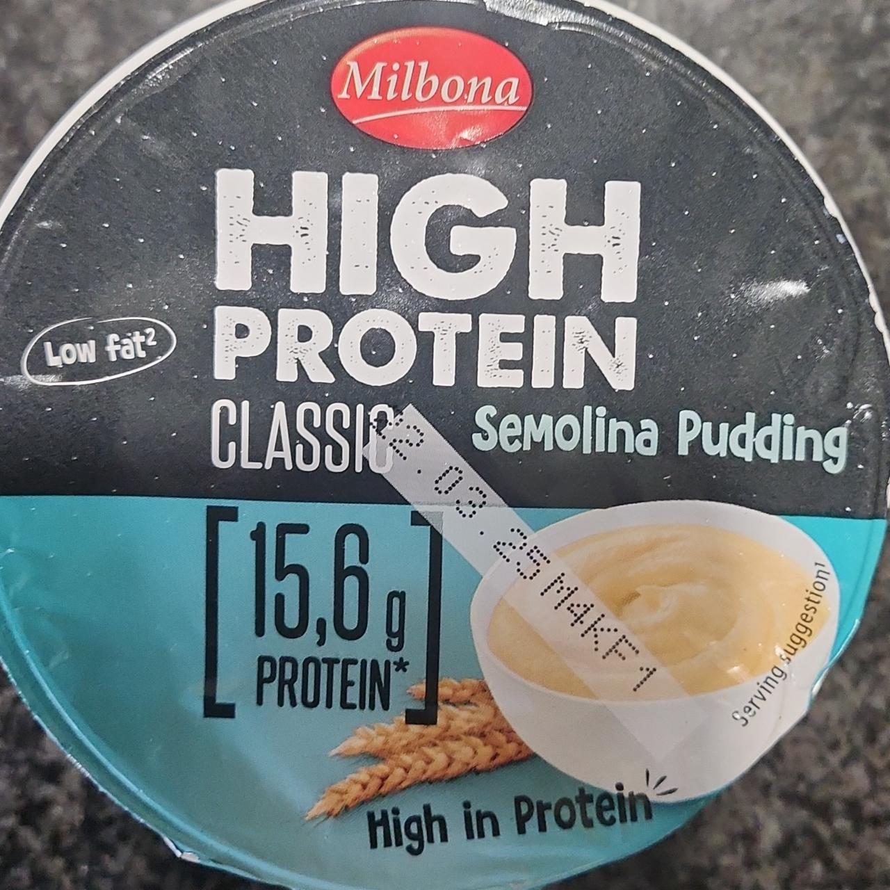 Képek - High protein classic semolina pudding Milbona