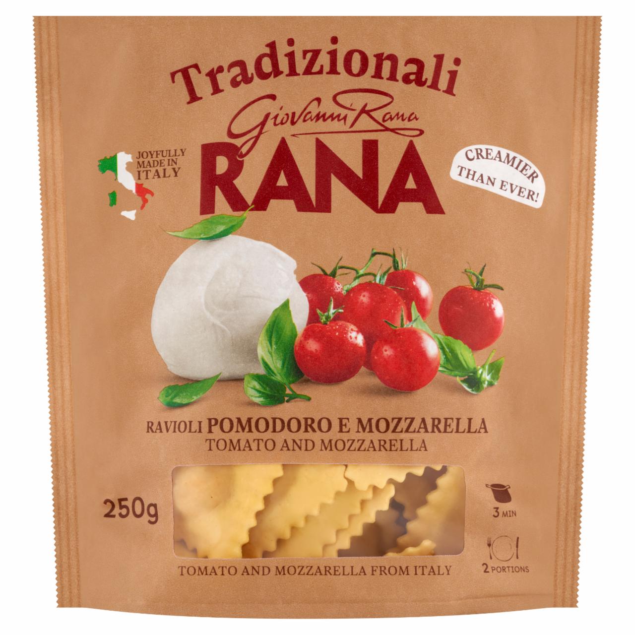 Képek - Giovanni Rana friss tojásos tészta paradicsomos és mozzarella alapú töltelékkel 250 g 