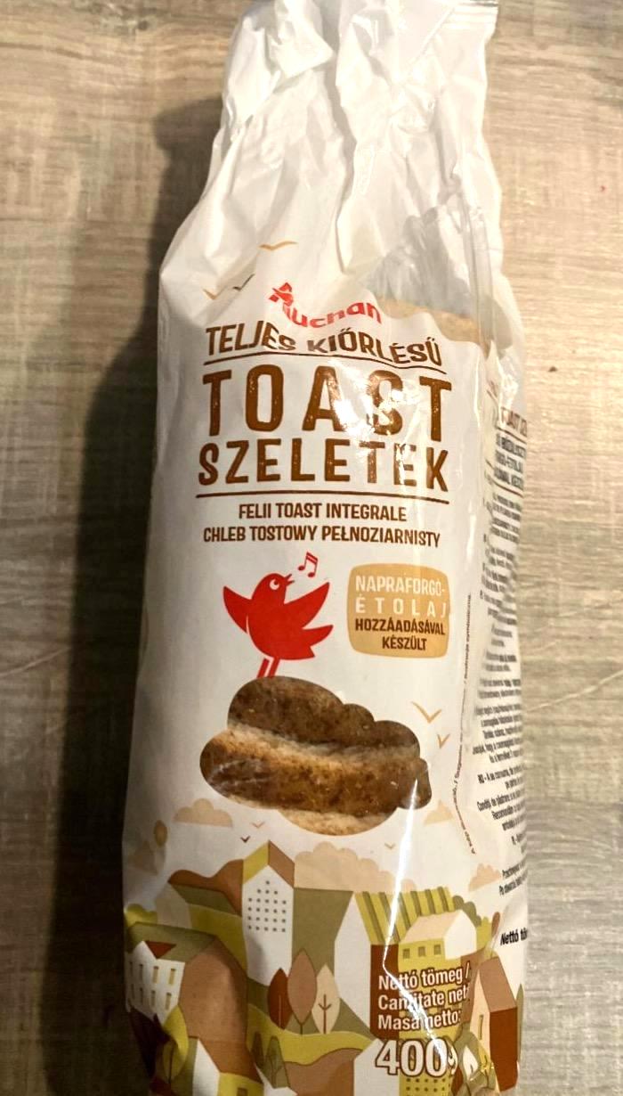 Képek - Teljes kiőrlésű toast szeletek Auchan