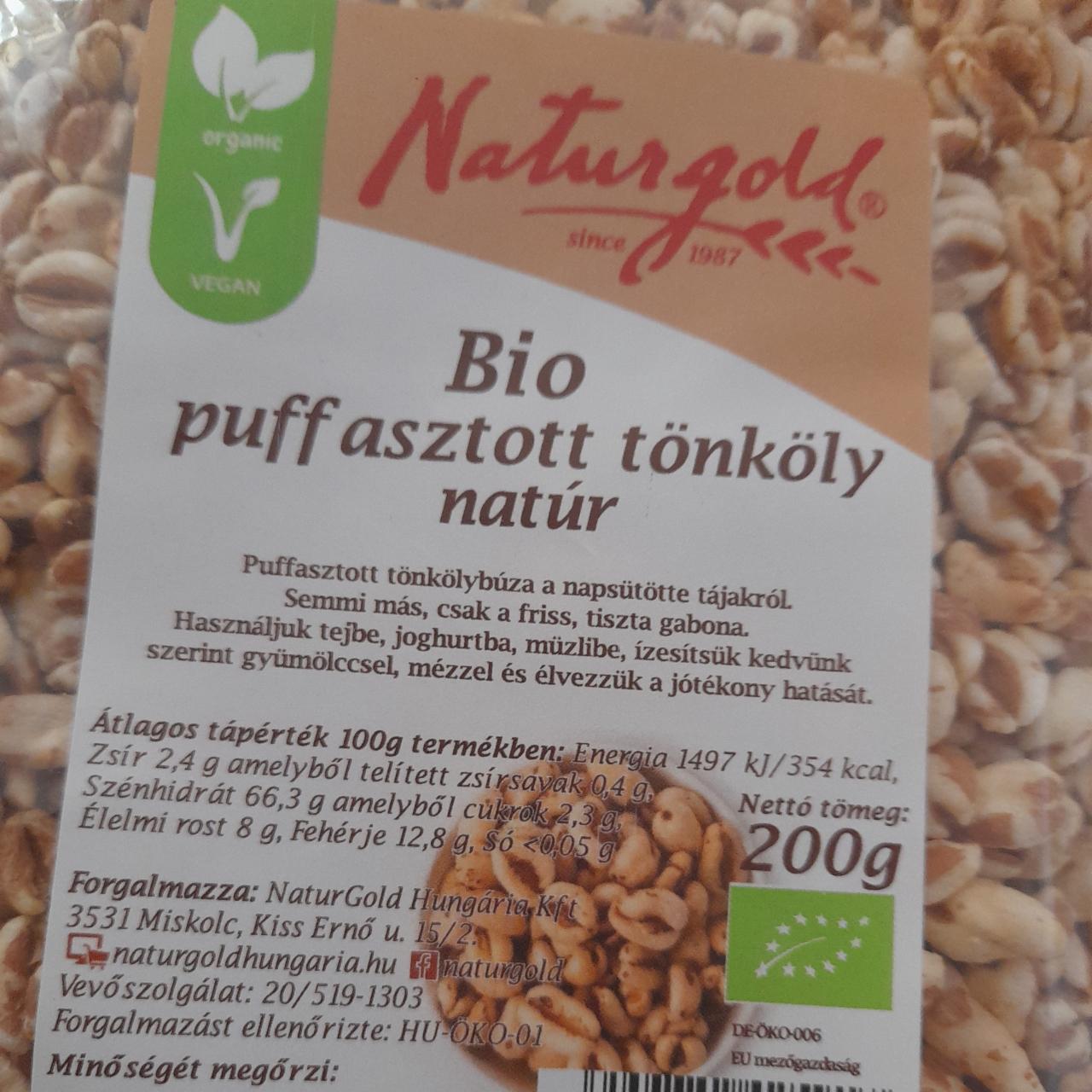 Képek - Bio puffasztott tönköly natúr Naturgold