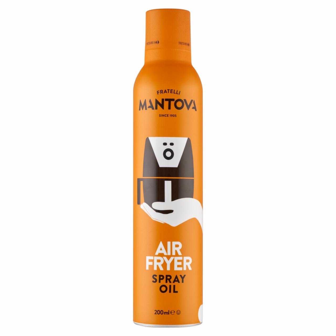 Képek - Mantova 230° Airfryer forrólevegős sütő olaj spray 200 ml