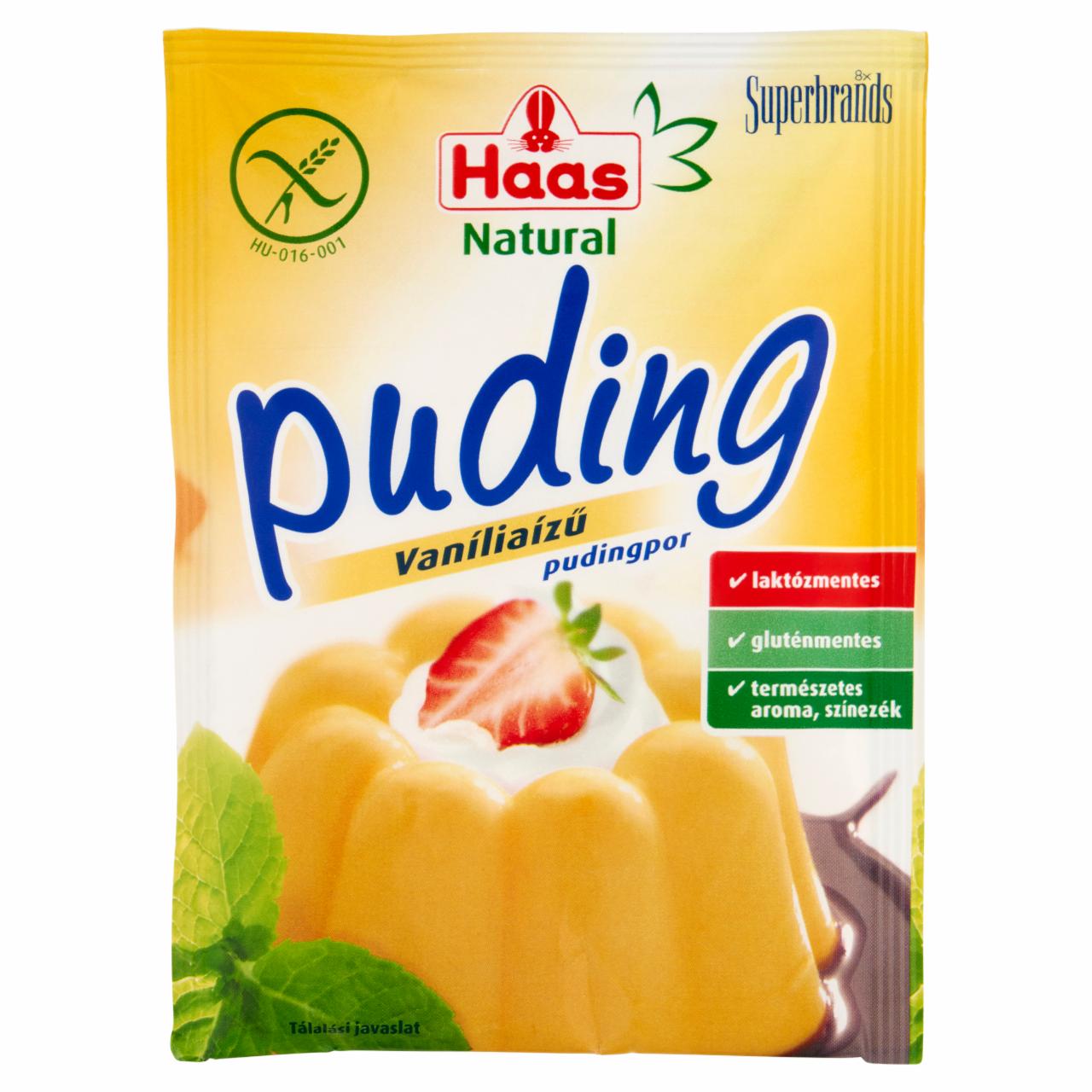 Képek - Vanília puding Haas Natural