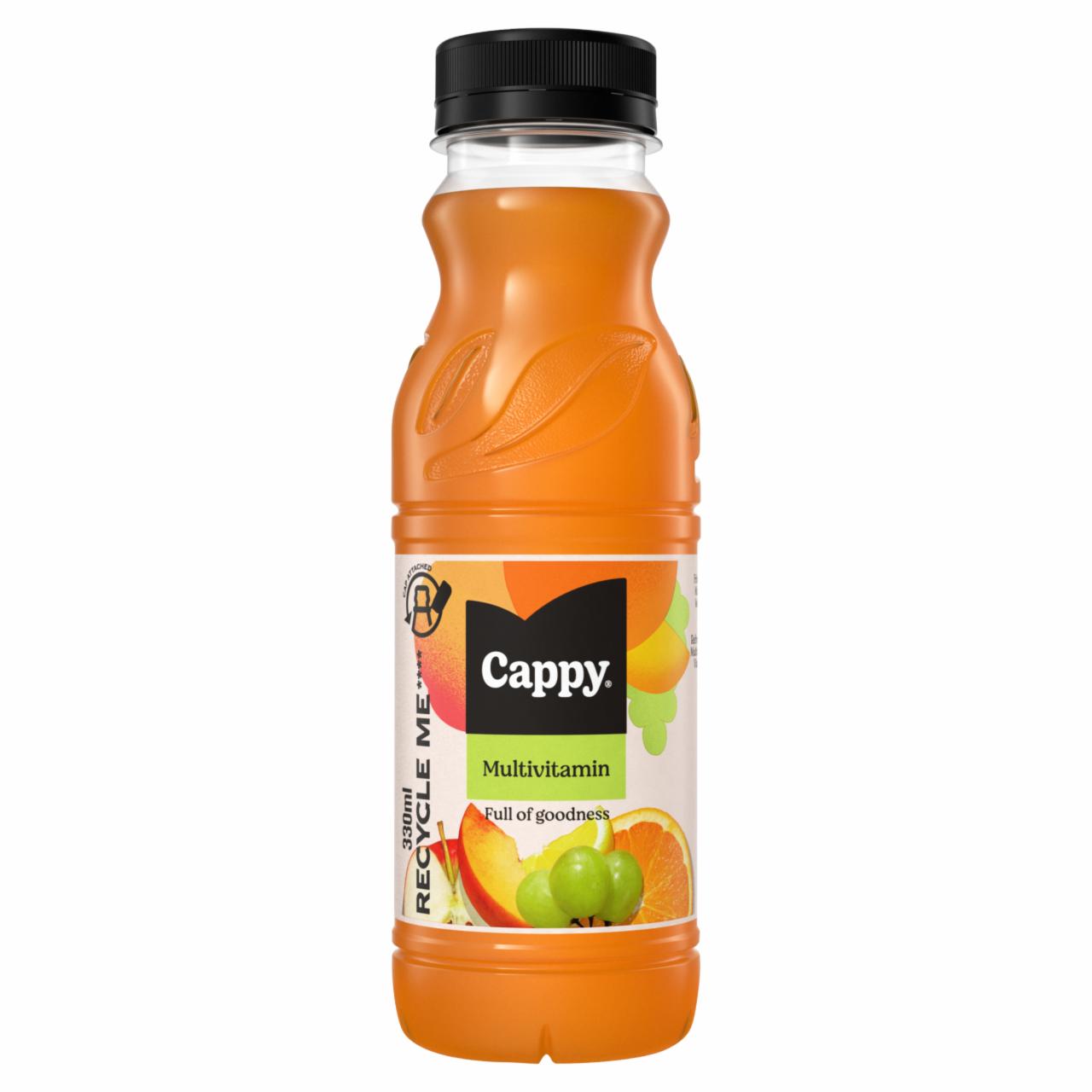 Képek - Cappy Multivitamin gyümölcsital gyümölcslével és gyümölcspürével cukorral és édesítőszerrel 330 ml