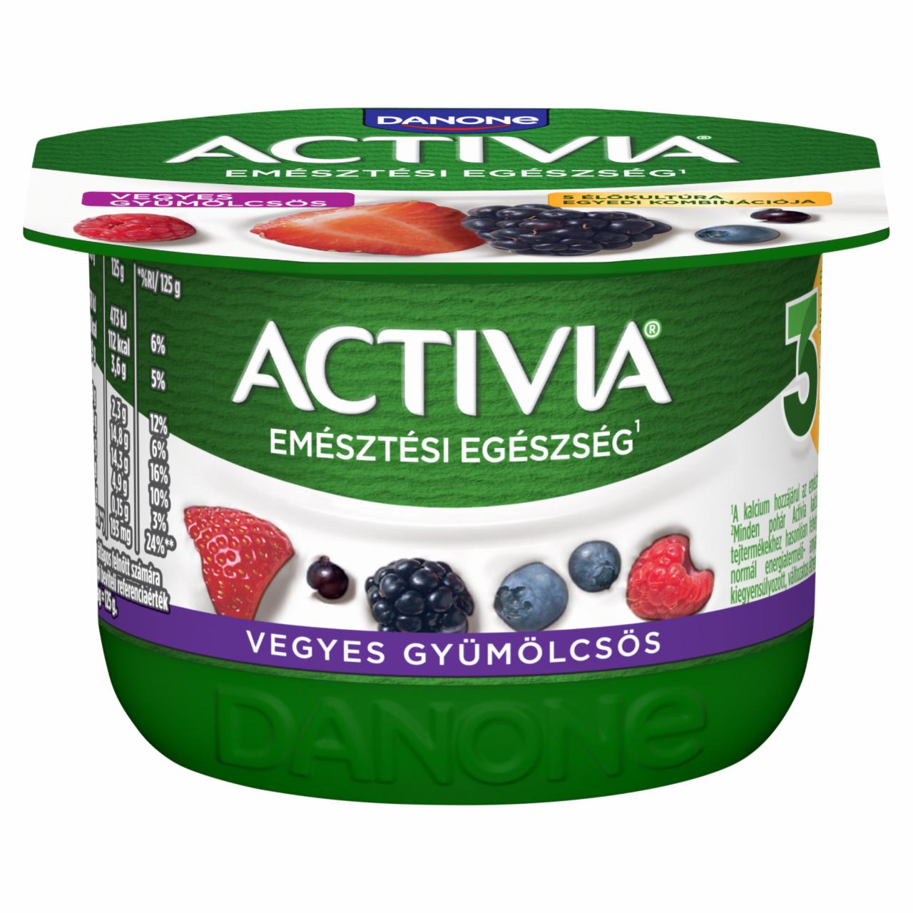 Képek - Danone Activia élőflórás vegyes gyümölcsös joghurt 125 g