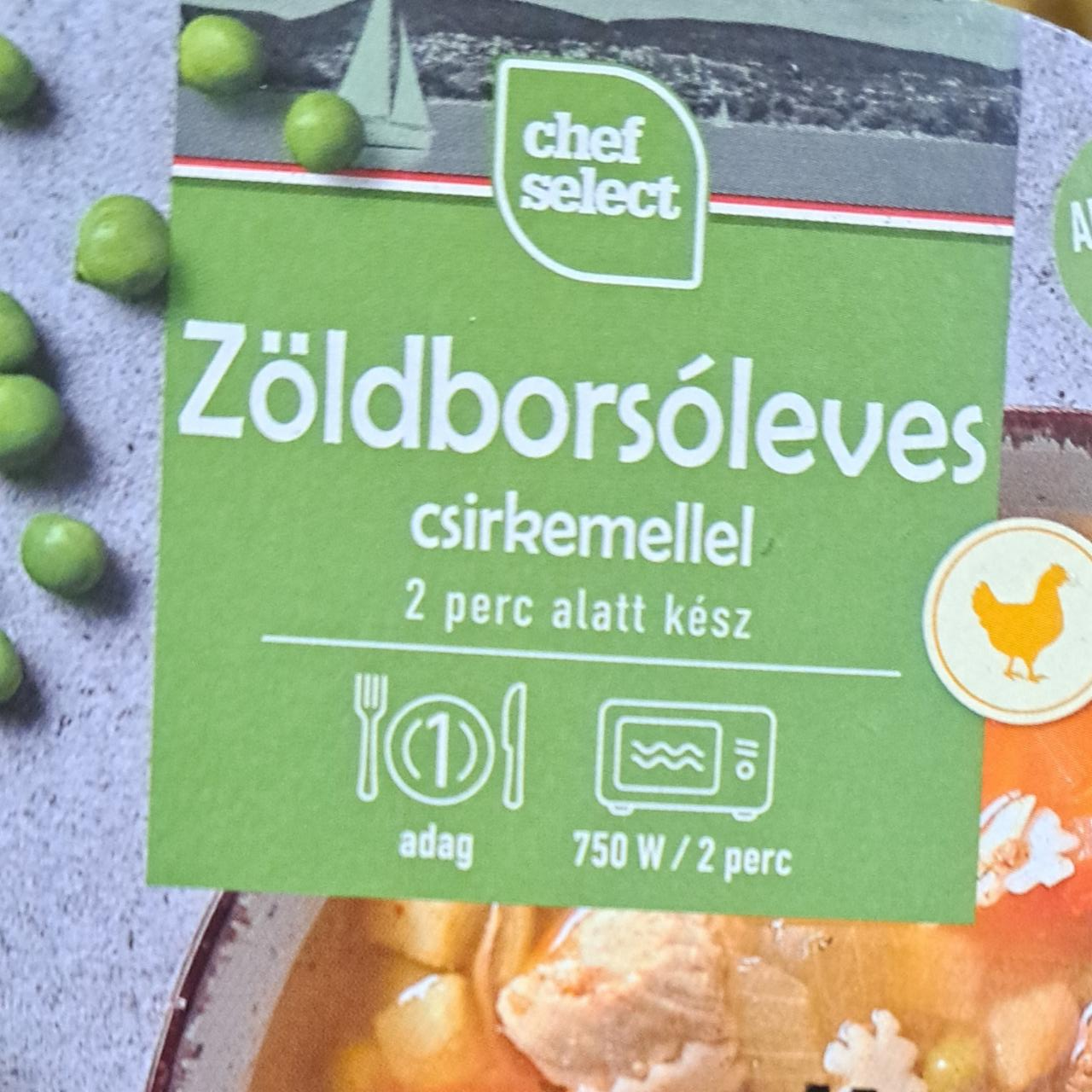 Képek - Zödborsóleves csirkemellel Chef Select