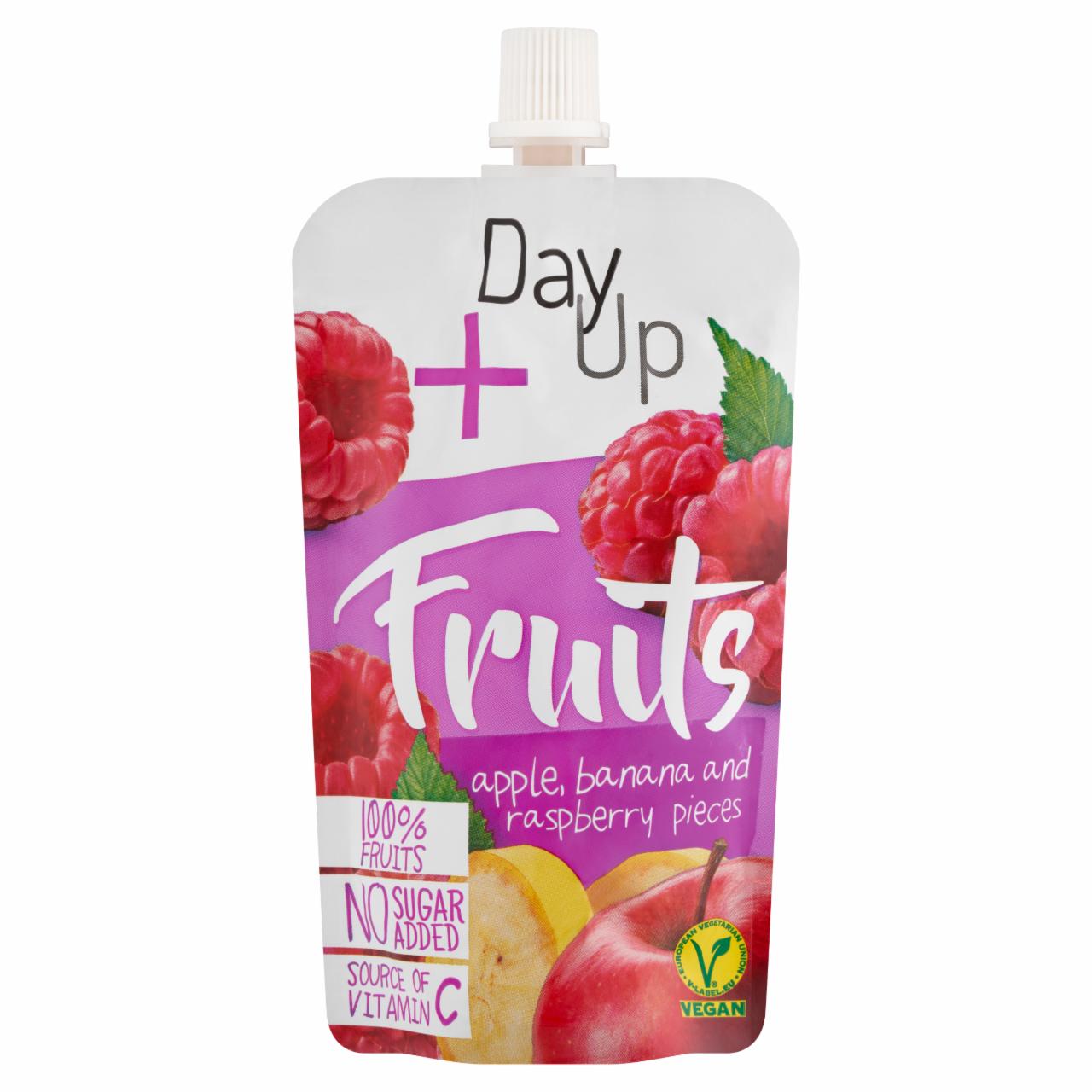 Képek - DayUp + Fruits alma, banán, málna darabok C-vitamin hozzáadásával 100 g