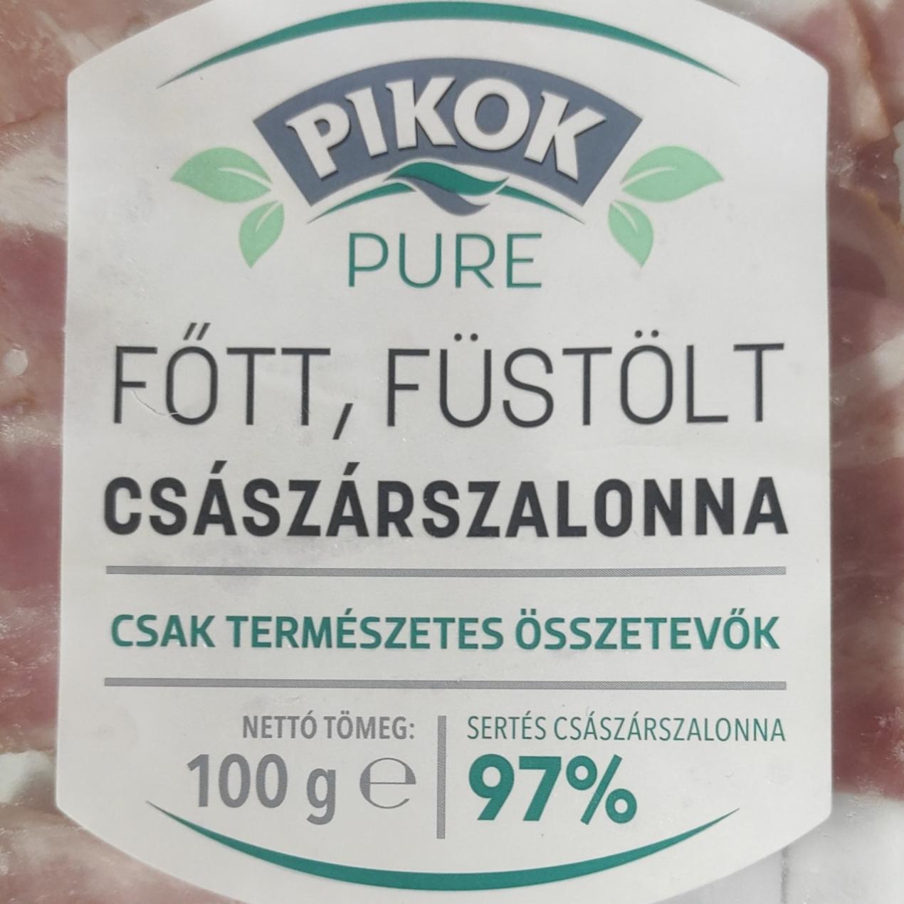 Képek - Főtt, füstölt császárszalonna Pikok pure