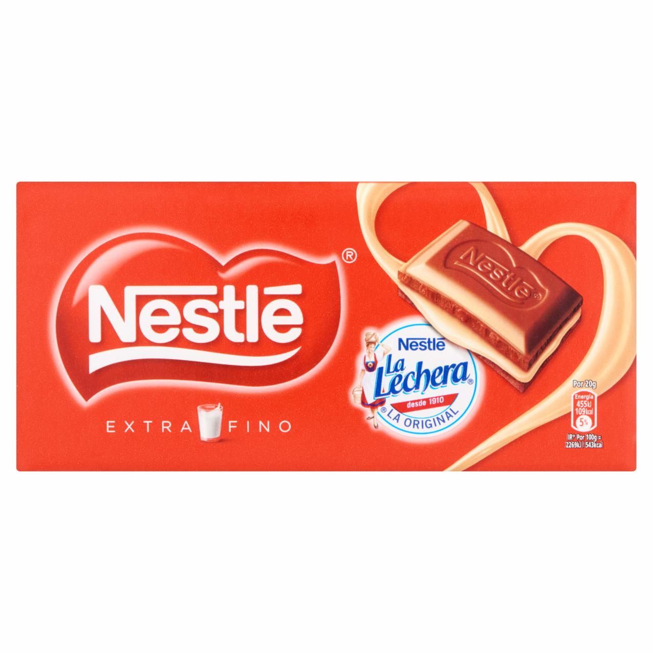 Képek - Nestlé tejes krémmel töltött tejcsokoládé 120 g