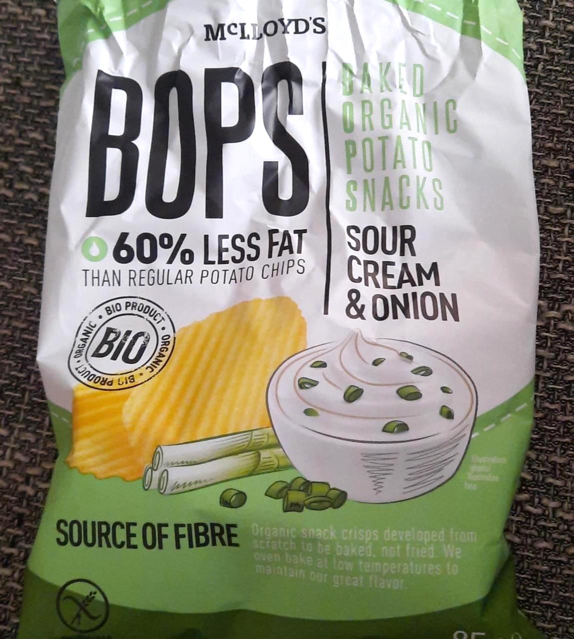 Képek - Bops Sour cream & onion McLLoyd's