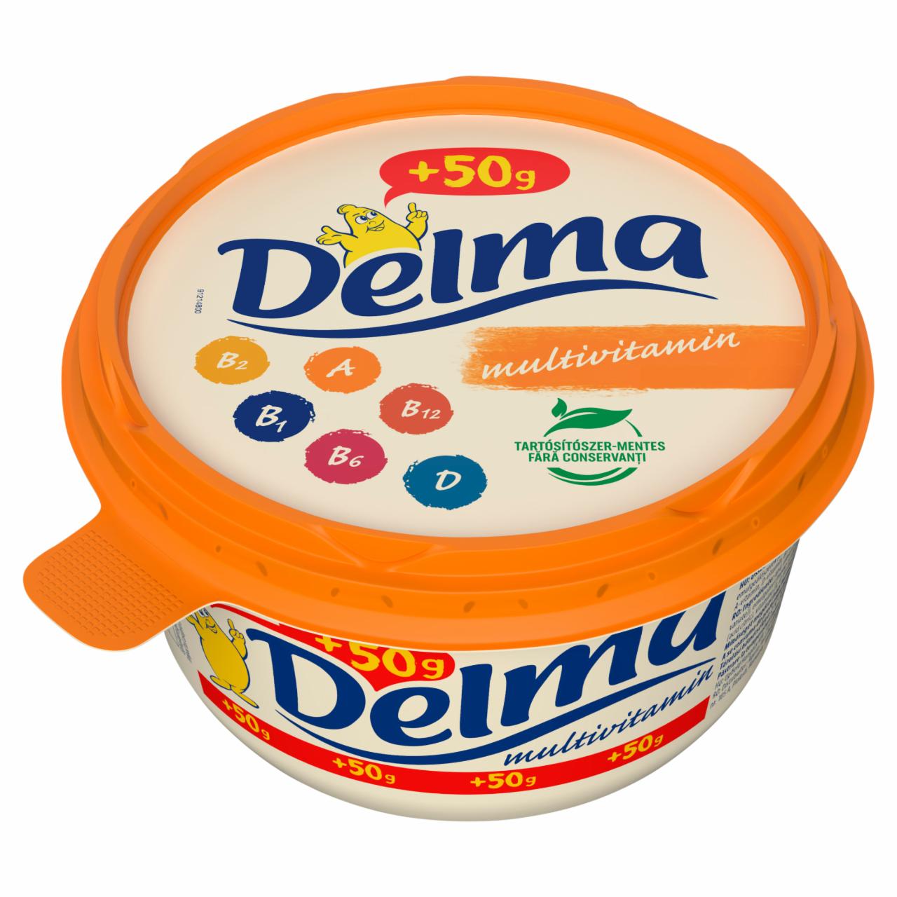 Képek - Delma Multivitamin félzsíros margarin vitaminokkal 450 g + 50 g