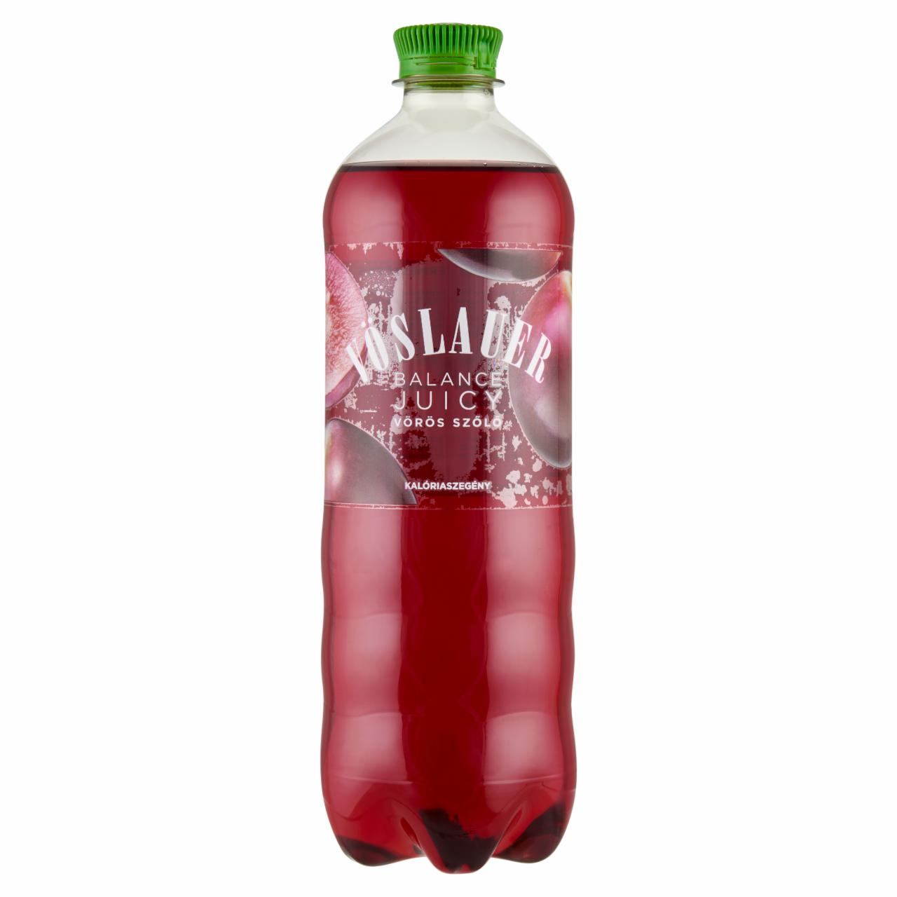 Képek - Vöslauer Balance Juicy szőlőízű természetes ásványvíz alapú szénsavas üdítőital 0,75 l