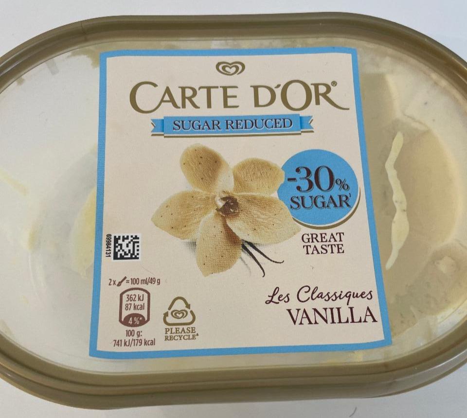 Képek - Carte D'Or csökkentett cukortartalmú vaníliás jégkrém 1000 ml