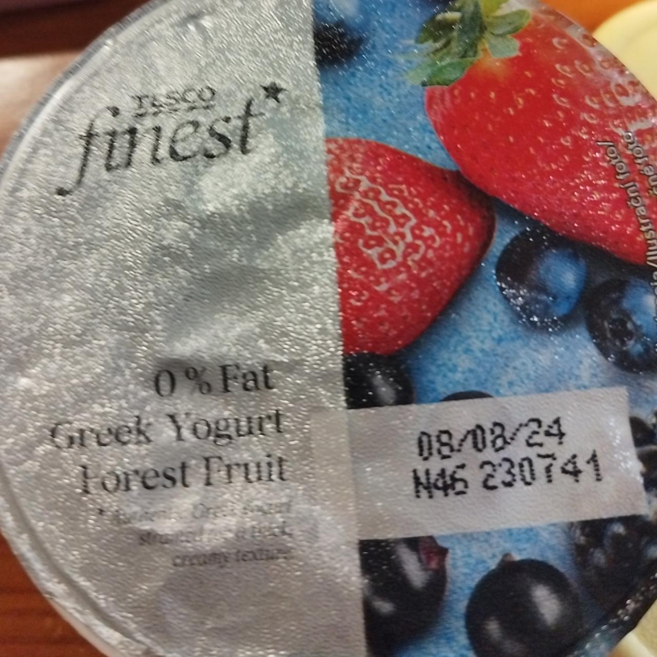 Képek - 0% fat greek yoghurt Forest fruit Tesco Finest