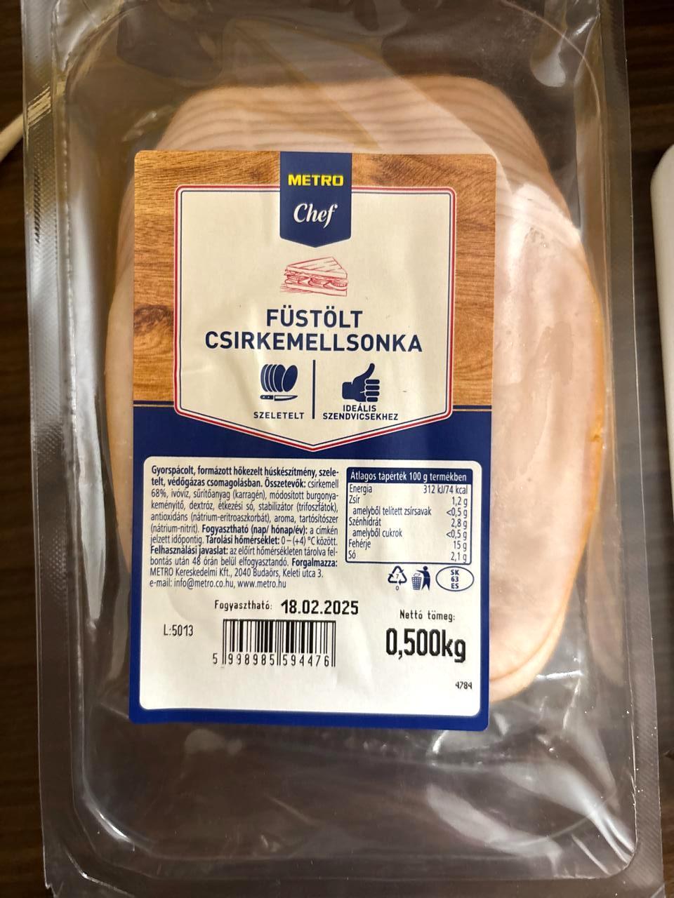 Képek - Füstölt csirkemellsonka Metro Chef