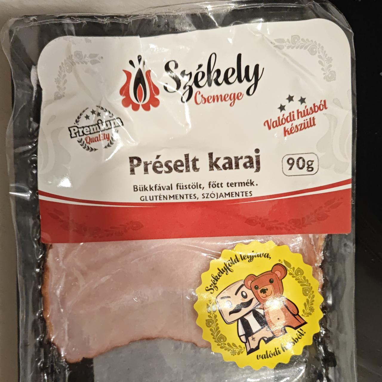 Képek - Préselt karaj Székely csemege