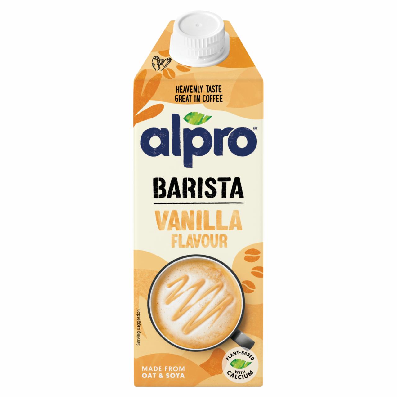 Képek - Alpro Barista vaníliaízű zab- és szójaital hozzáadott kalciummal és vitaminokkal 750 ml