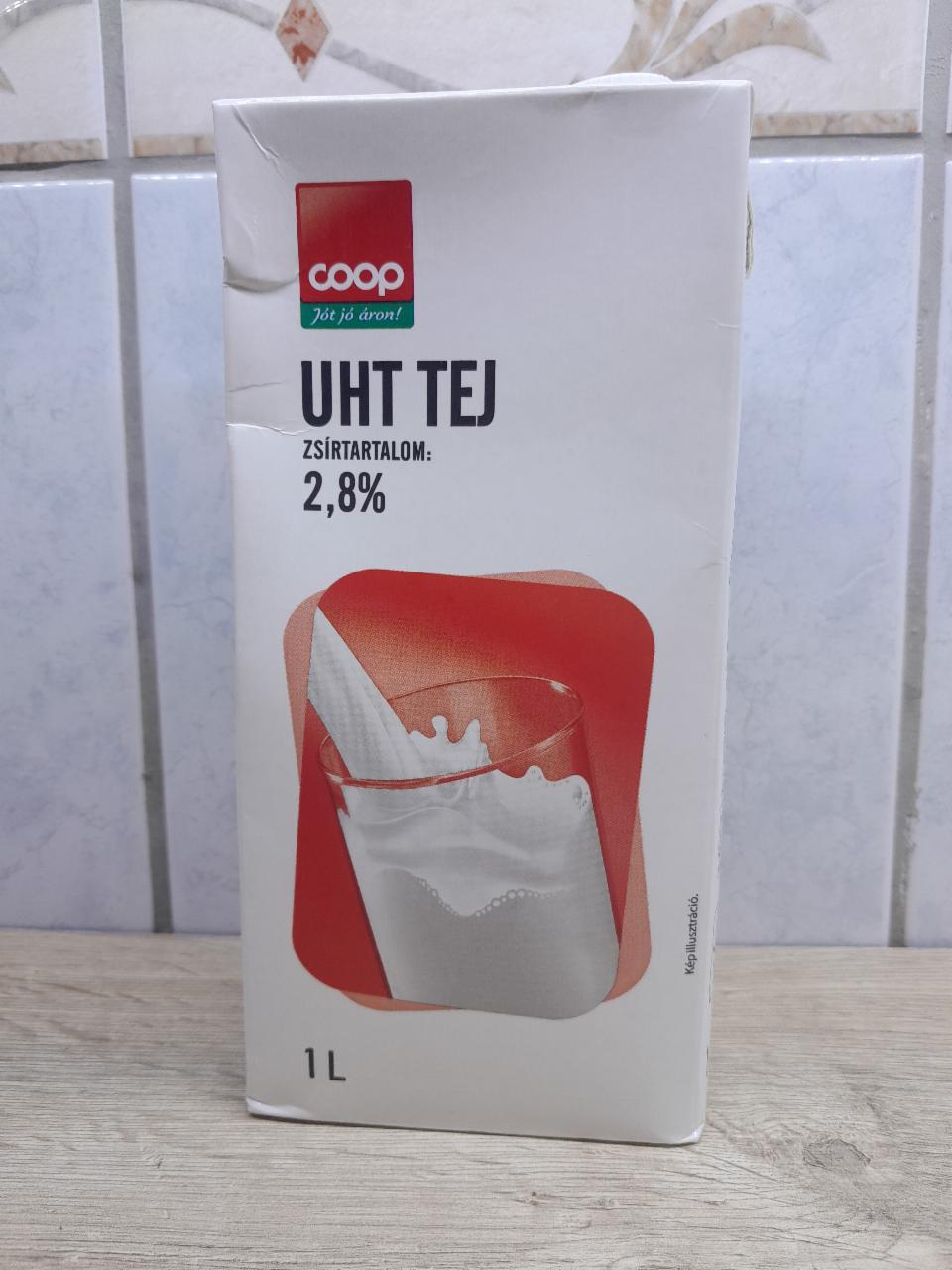 Képek - UHT Tej 2.8% Coop