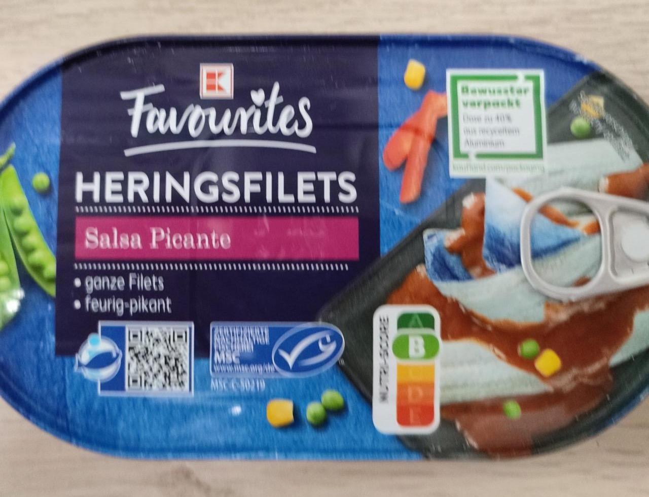 Képek - Heringsfilet Salsa picante K-Favourites