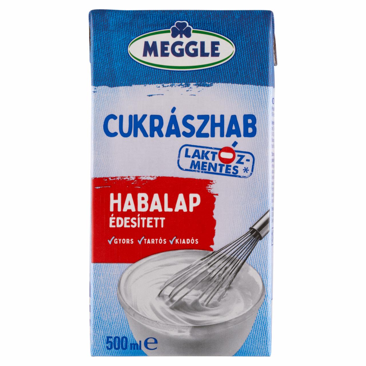 Képek - Meggle laktózmentes cukrászhab édesített UHT habalap 25% 500 ml