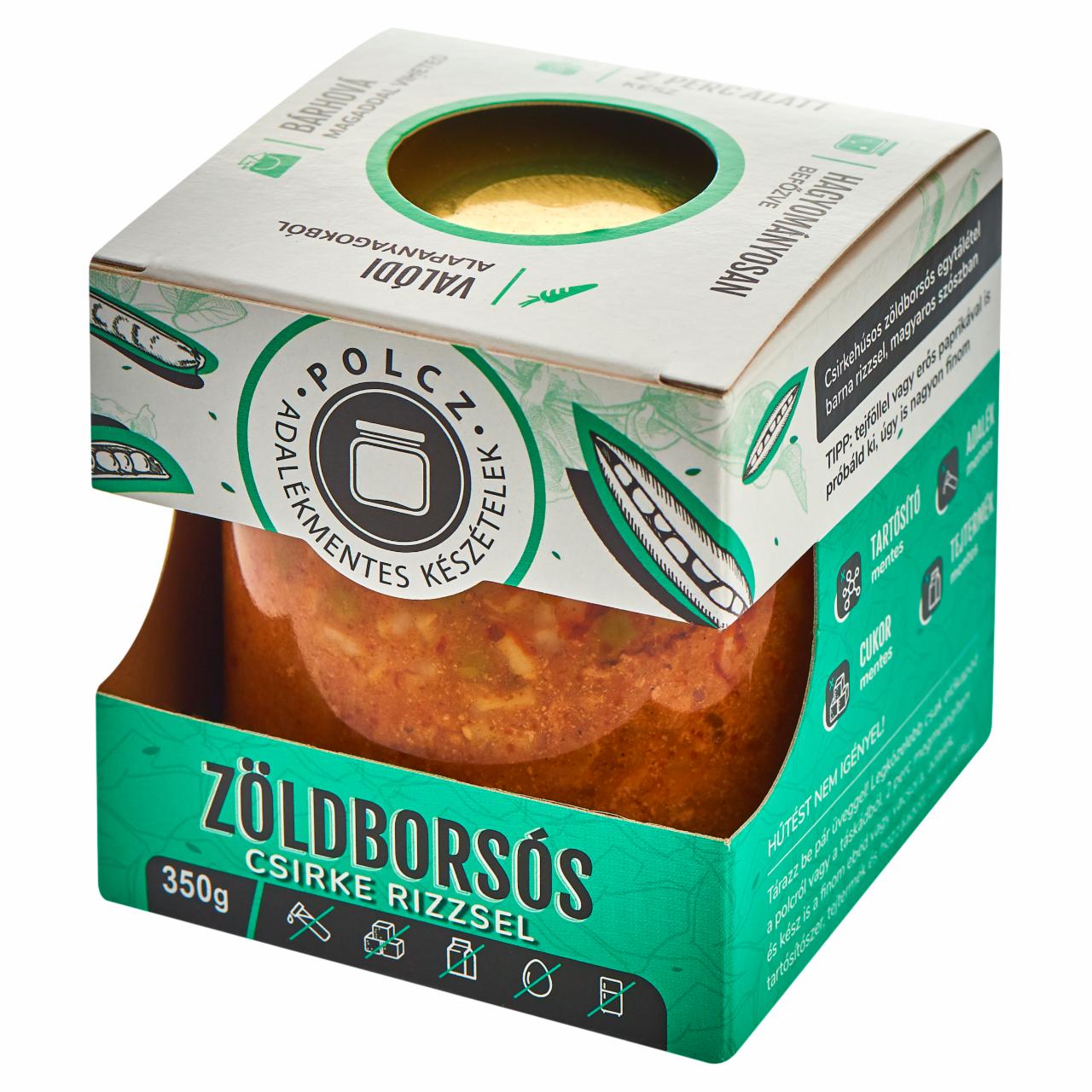 Képek - Polcz zöldborsós csirke rizzsel 350 g