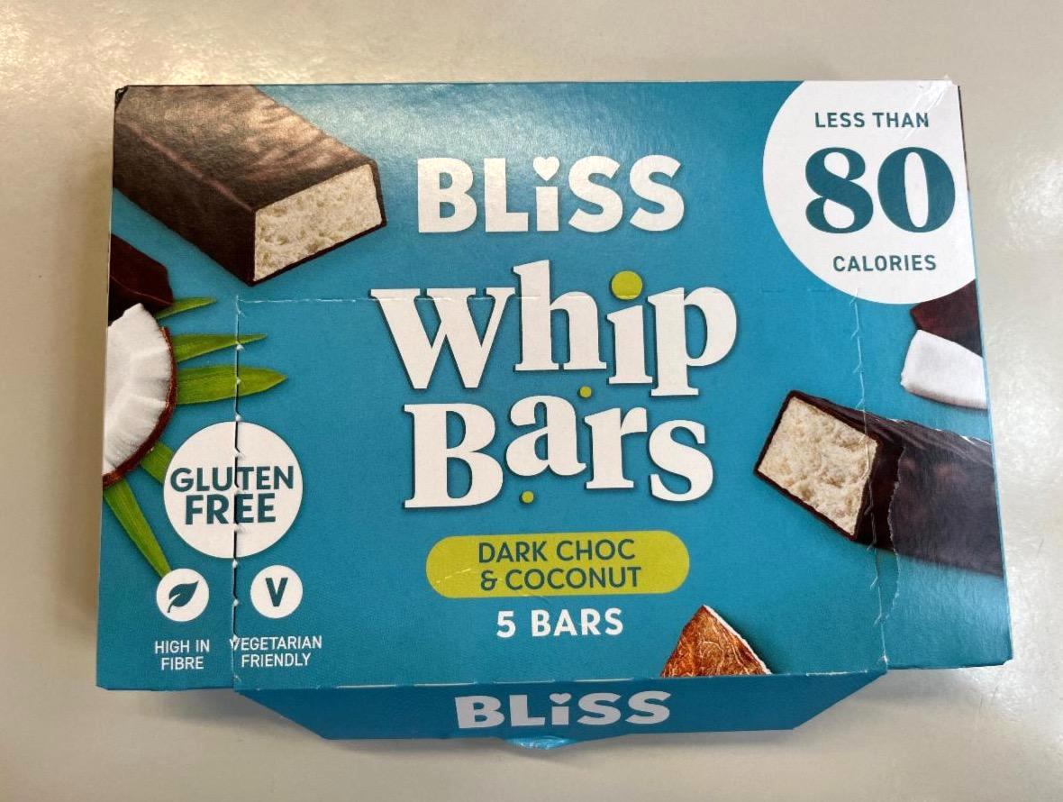 Képek - Whip bars Dark choc & coconut Bliss