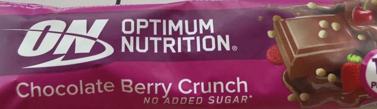 Képek - Chocolate berry crunch bar Optimum Nutrition