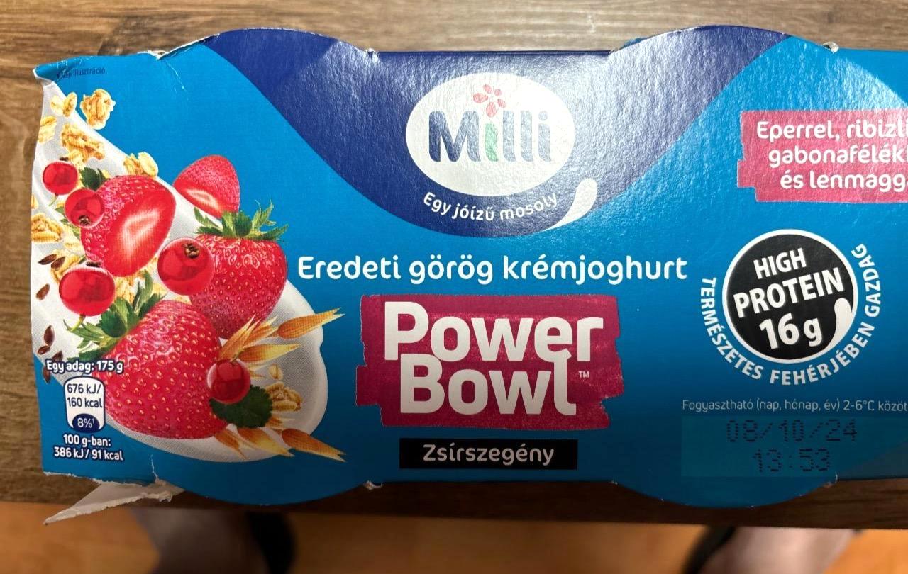 Képek - Eredeti görög krémjoghurt Power Bowl Milli