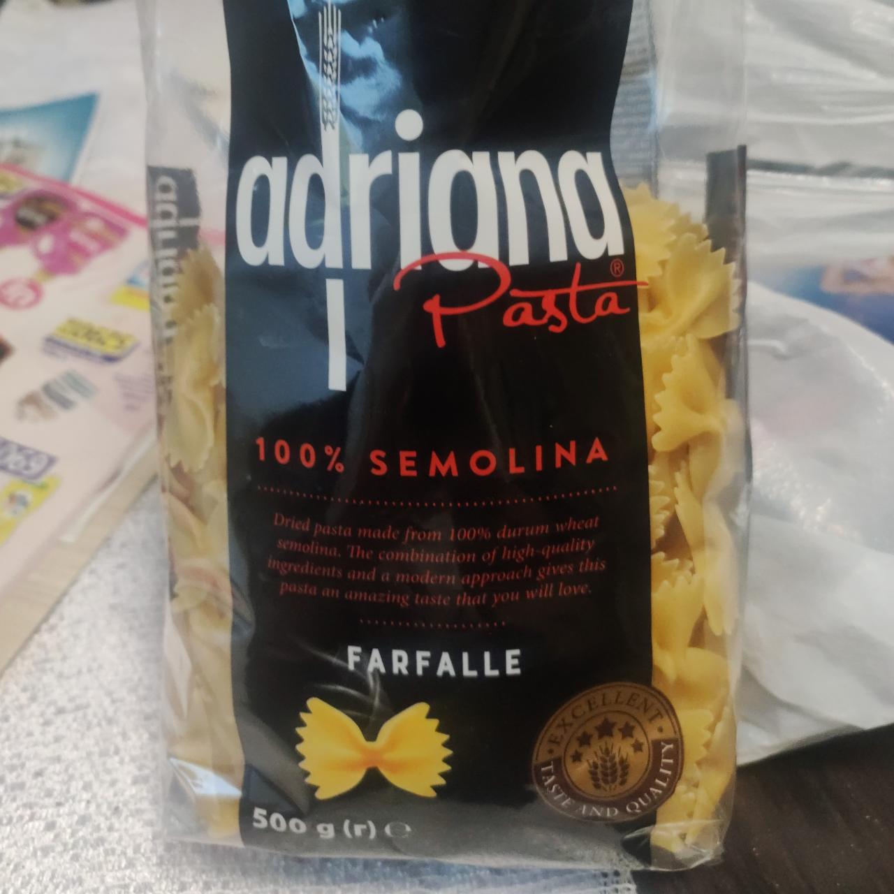 Képek - Pasta 100% semolina Farfalle Adrianna