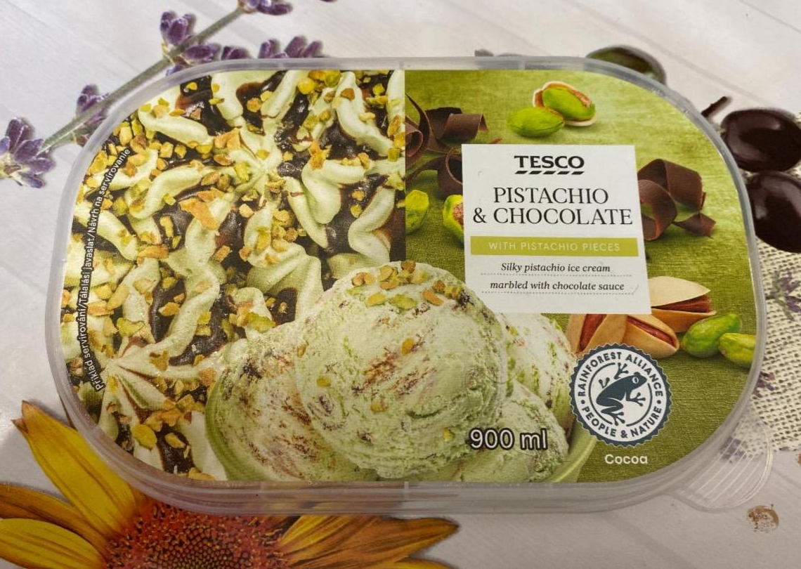 Képek - Pistachio & chocolate jégkrém Tesco