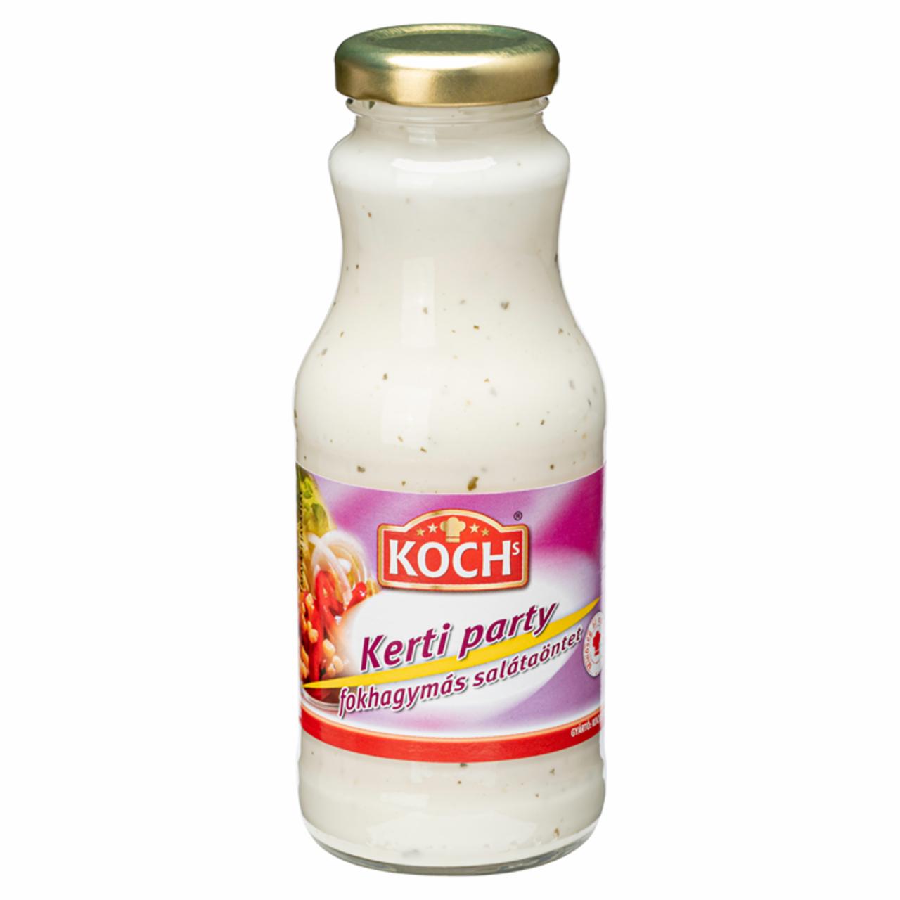 Képek - KOCHs Kerti Party fokhagymás salátaöntet 250 ml