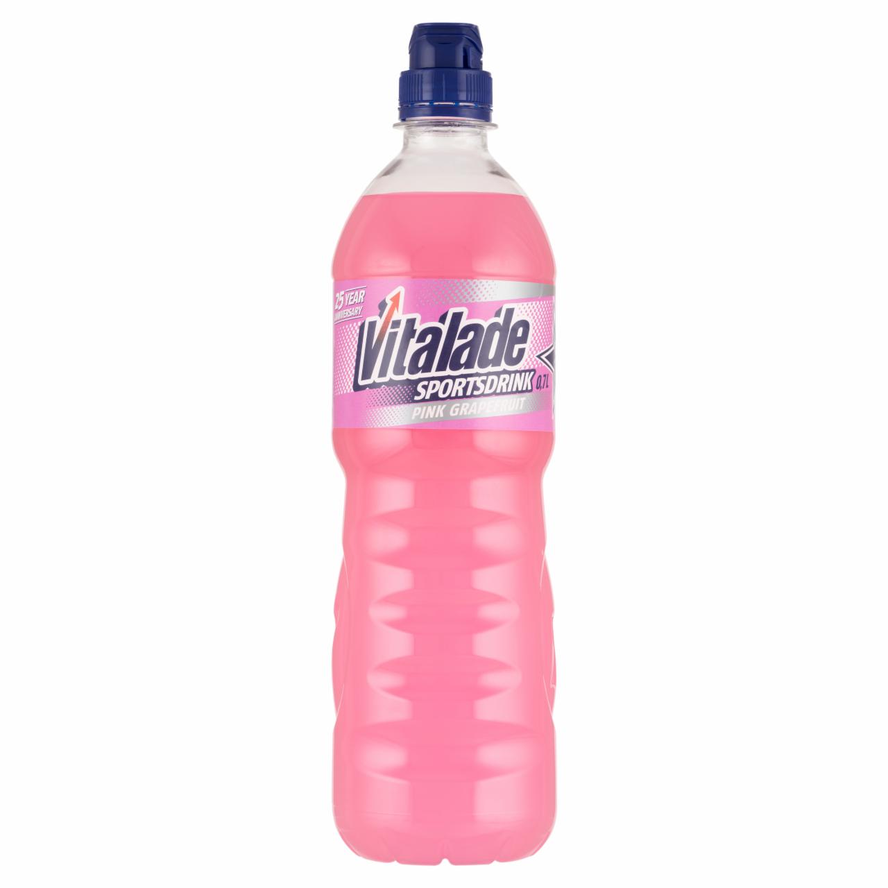 Képek - Vitalade Pink grapefruit ízű sport üdítőital cukorral és édesítőszerrel, vitaminokkal 0,7 l