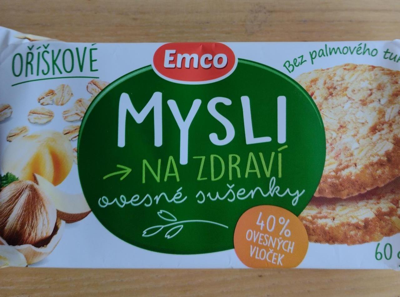 Képek - Mysli na zdraví ovesné sušenky oříškové Emco