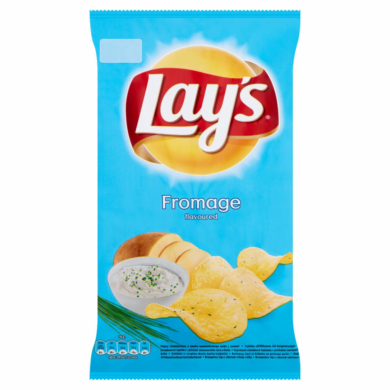 Képek - Lay's tejfölös-zöldfűszeres ízű burgonyachips 140 g