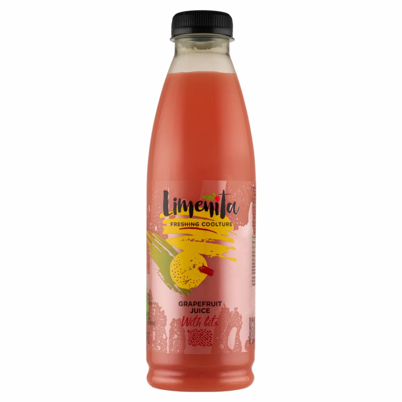 Képek - Limenita Freshing Coolture rostos rózsaszín grapefruitlé 750 ml