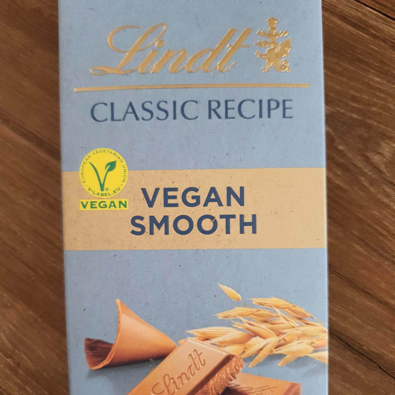 Képek - Lindt Classic Recipe Vegan Smooth kakaós szelet zabitalporral és mandulapasztával 100 g