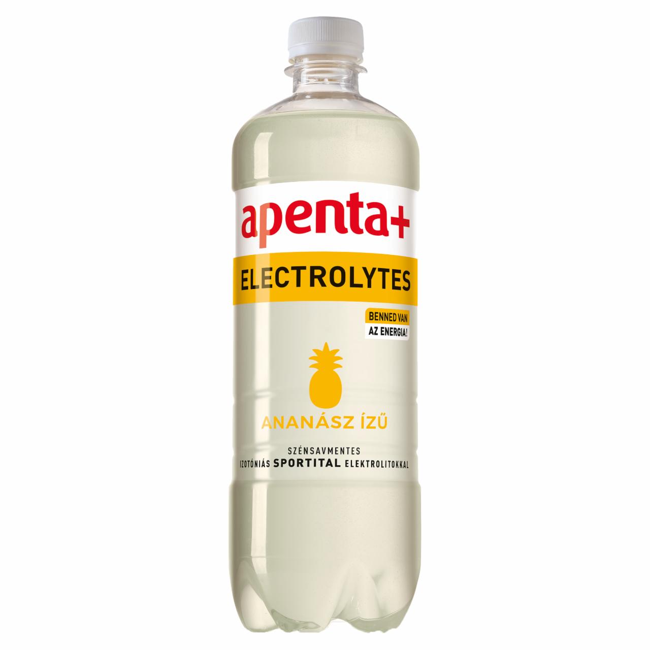 Képek - Apenta+ Isotonic ananász ízű szénsavmentes izotóniás sportital elektrolitokkal 750 ml