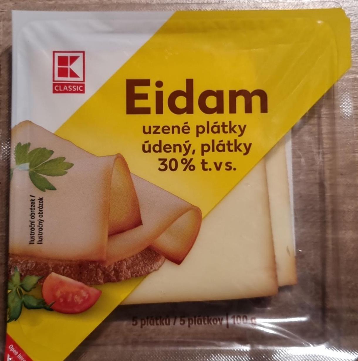 Képek - Eidam 30% uzené plátky K-Classic