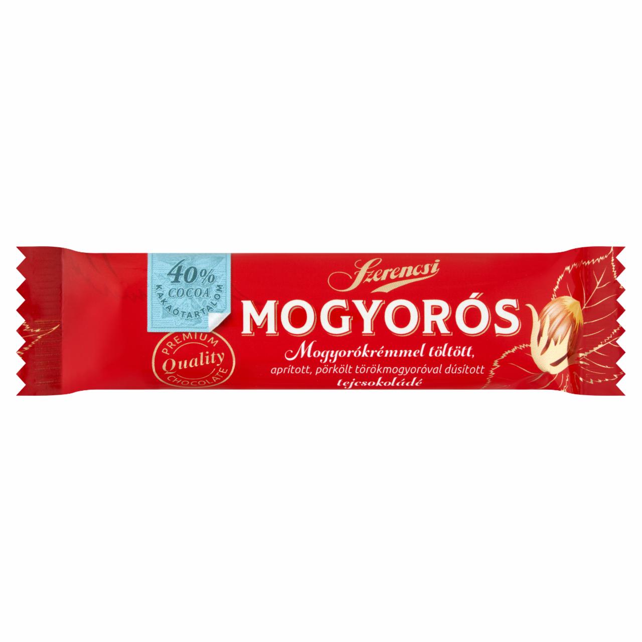 Képek - Szerencsi Mogyorós mogyorókrémmel töltött pörkölt törökmogyoróval dúsított tejcsokoládé 32 g