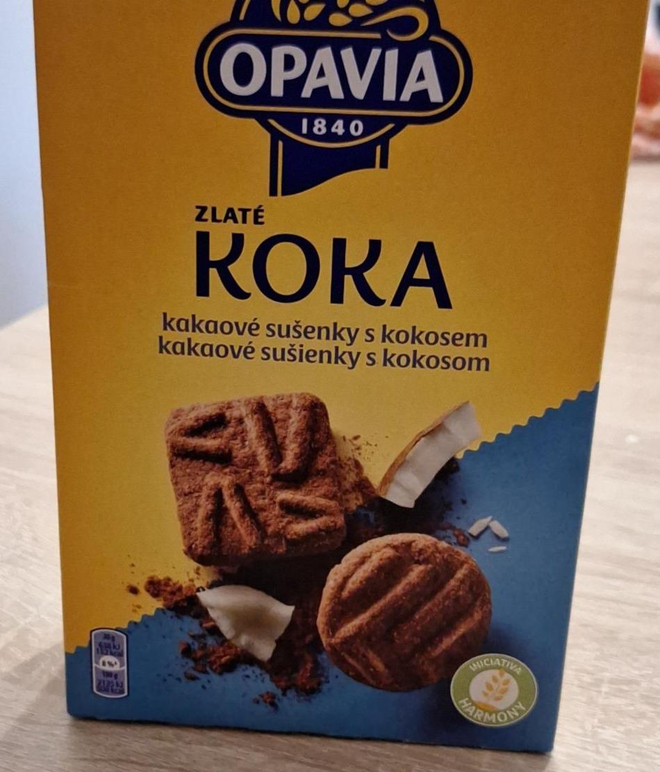 Képek - Zlaté Koka kakaové sušenky s kokosem Opavia