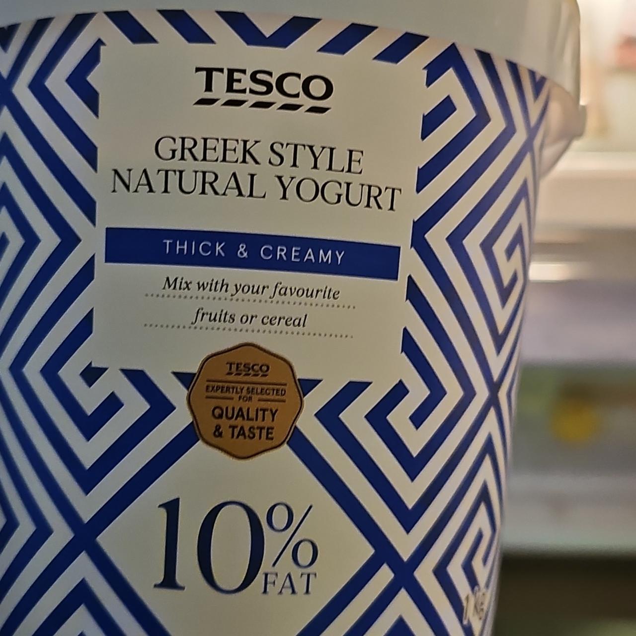 Képek - Greek Style Natural yoghurt 10% Fat Tesco