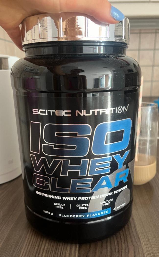 Képek - Iso whey clear Blueberry flavoured Scitec Nutrition