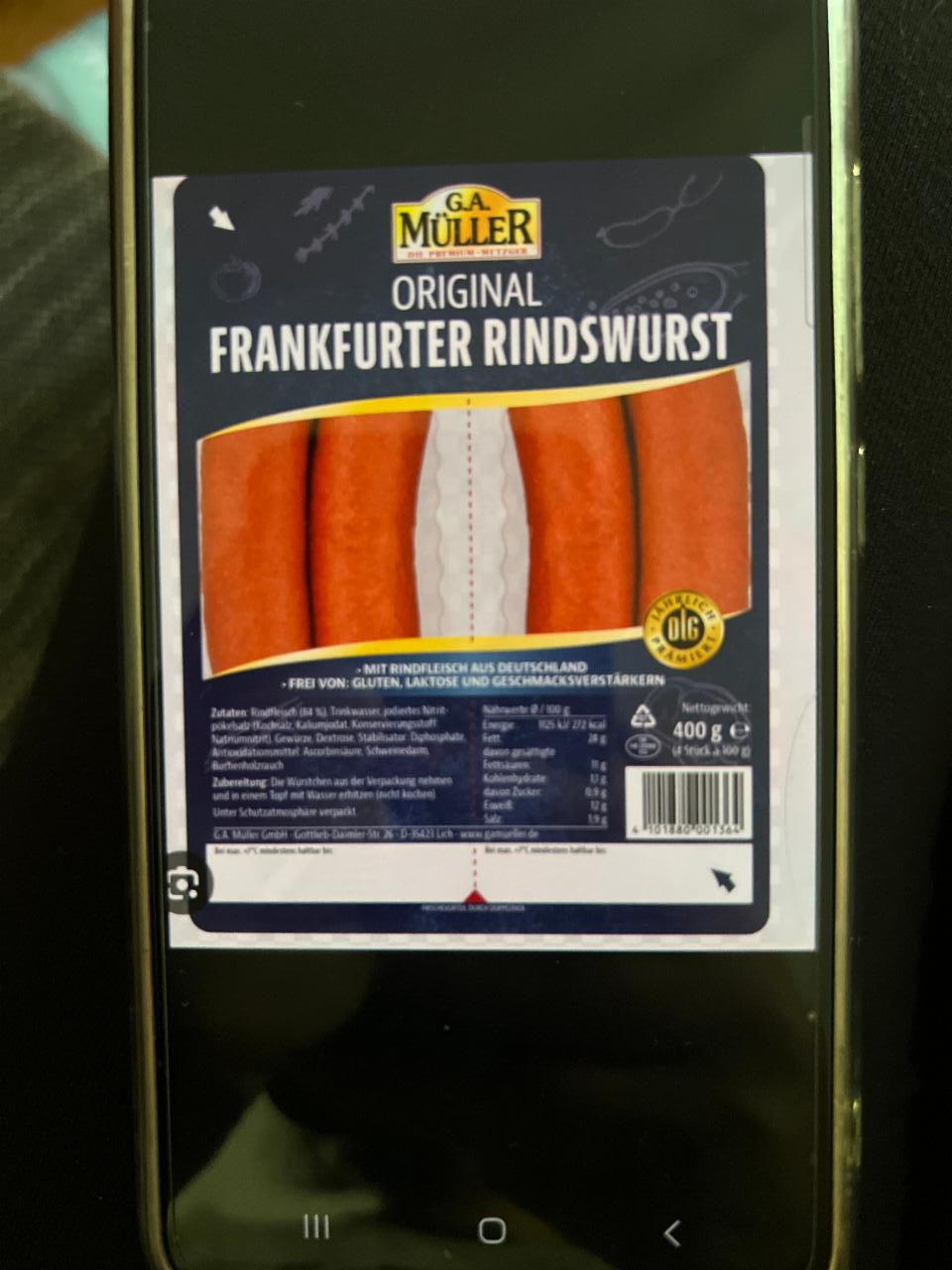 Képek - Frankfurter rindswurst G.A. Müller