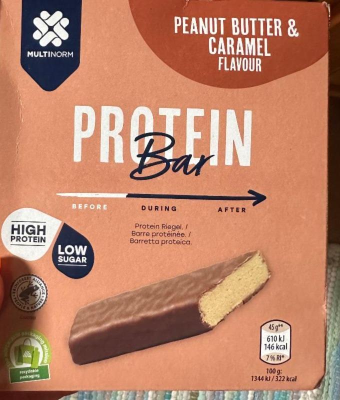 Képek - Protein bar peanut butter & caramel flavour Multinorm