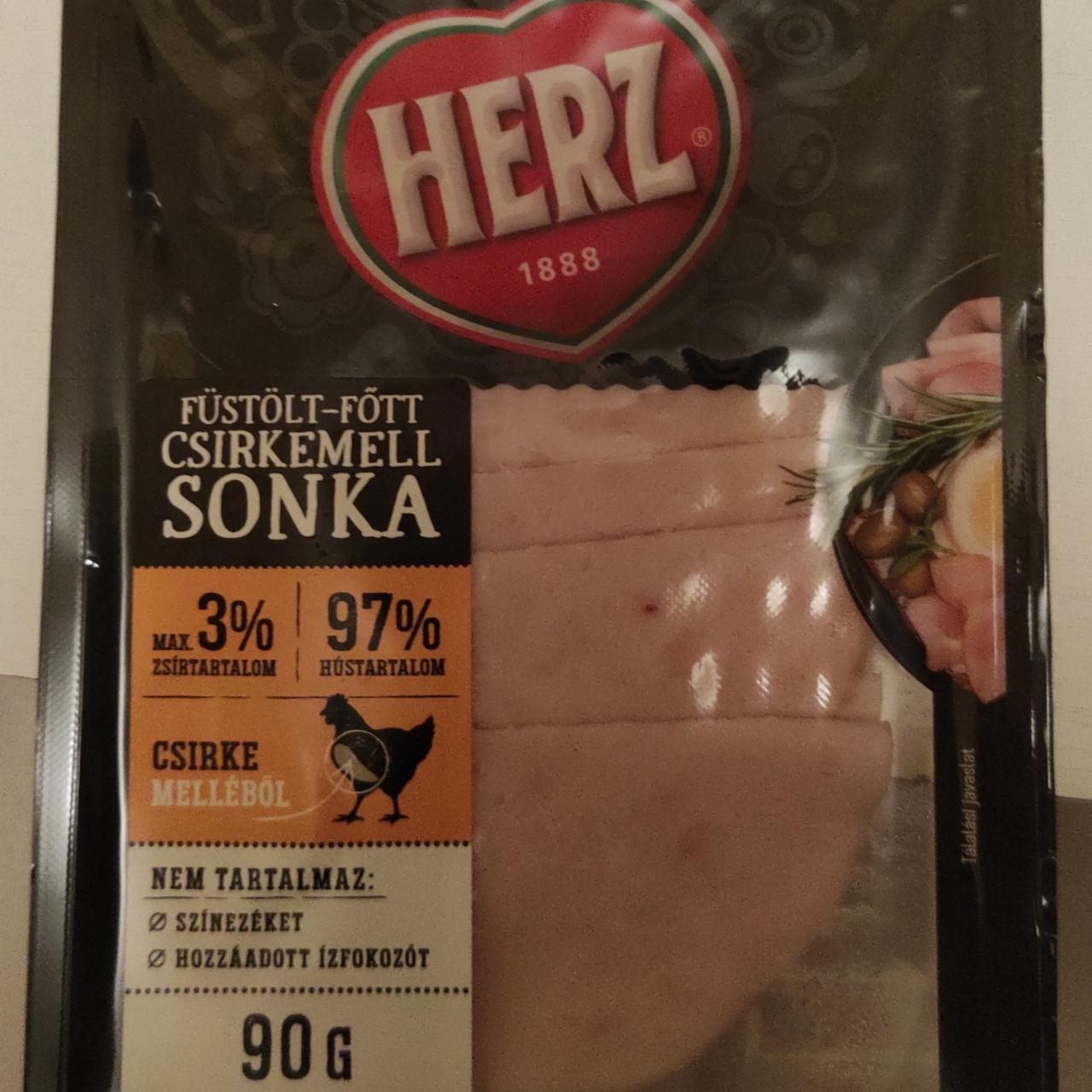 Képek - Füstölt-főtt csirkemell sonka 97% hústartalom Herz