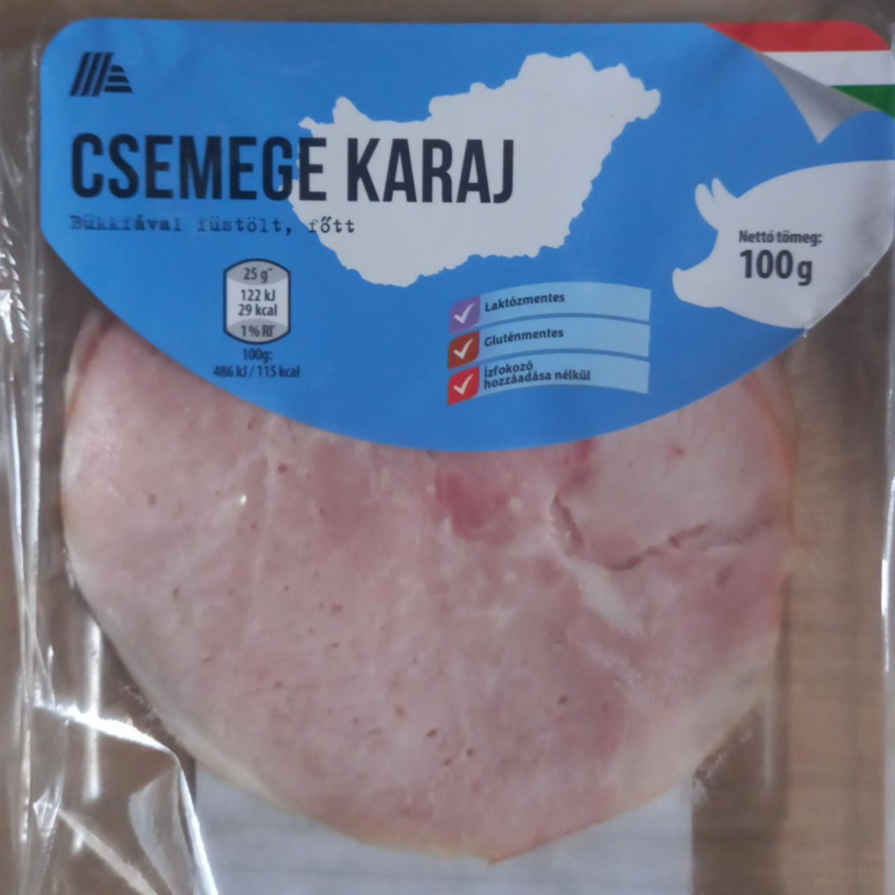 Képek - Csemege karaj Bükkfával füstölt főtt Aldi