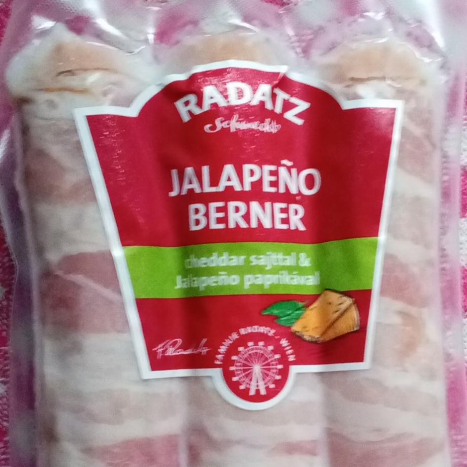 Képek - Jalapeño Berner cheddar sajttal & Jalapeno paprikával Radatz