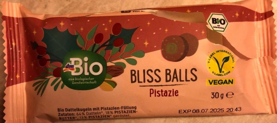 Képek - bliss ball pistazie dm bio