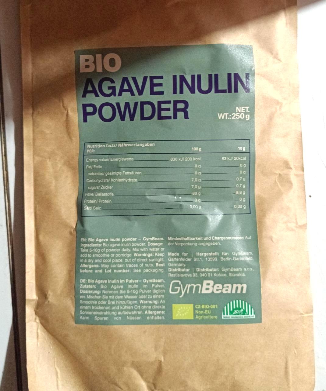 Képek - Bio agave inulin powder GymBeam