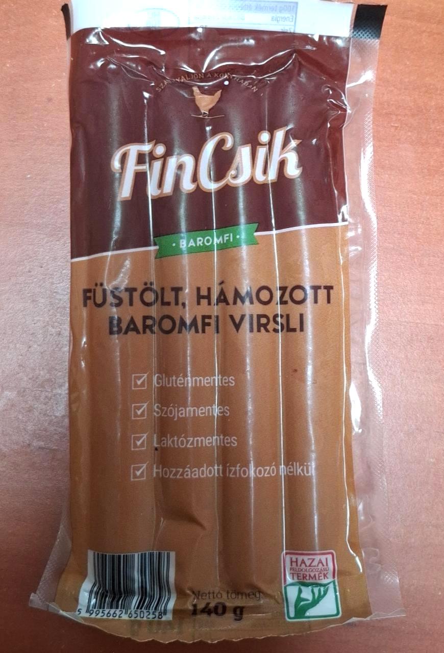 Képek - Füstölt, hámozott baromfi virsli FinCsik