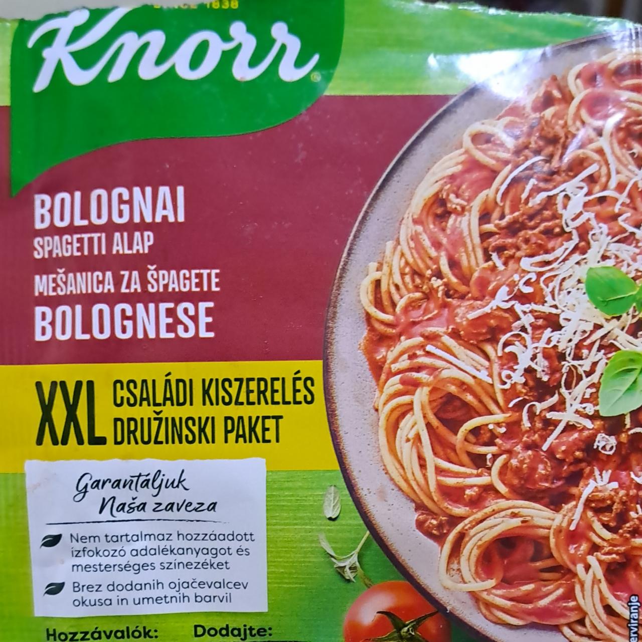 Képek - Bolognai spagetti alap családi kiszerelés Knorr